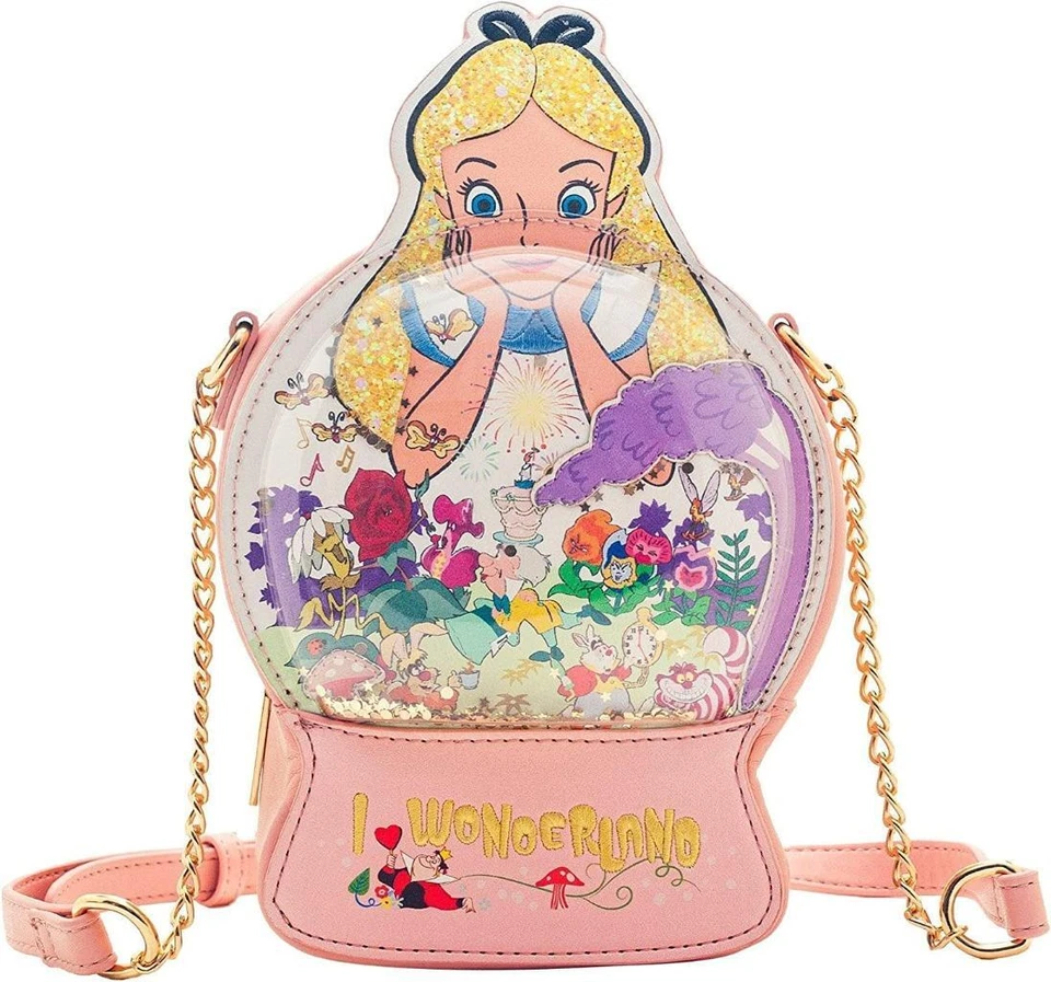 Danielle Nicole Disney Alice in Wonderland Snow Globe Crossbody Bag - Image 1 of 1