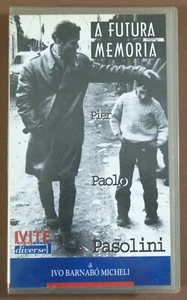 VHS Pier Paolo Pasolini A FUTURA MEMORIA Ivo Barnabò Micheli ed.1995 - Foto 1 di 2