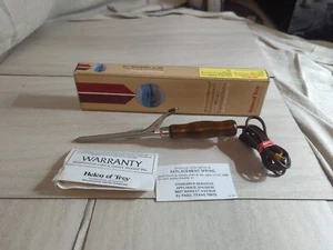 Vintage 80er Helen Of Troy Wunderstab Midi 5/8" Chrom 1209 Holz - Bild 1 von 6