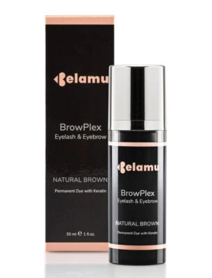 Eyebrow and Eyelash Tint With Oxidant BrowPlex 2 in 1 Natural Brown, Black 30 ml - Image 1 of 4