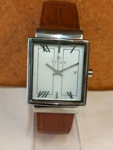 TITAN QUARTZ 1279SAA INDIA MEN'S FULL WORKING STRAP AFTER MARKET VINTAGE WATCH - Picture 1 of 13