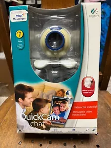 Vintage 2005 Logitech QuickCam Chat 2 Camera + Headset, Webcam (New, Read) - Picture 1 of 2