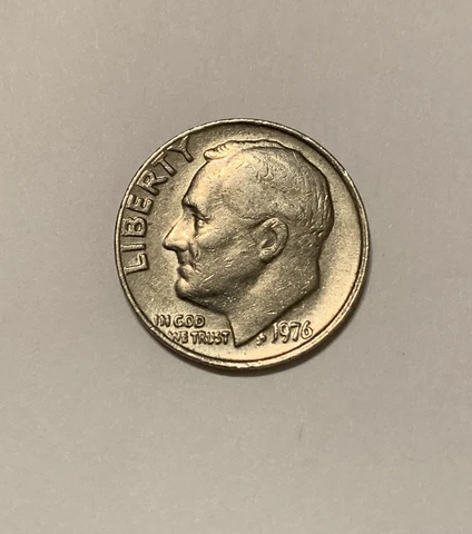 1976 dime no mint mark Cover
