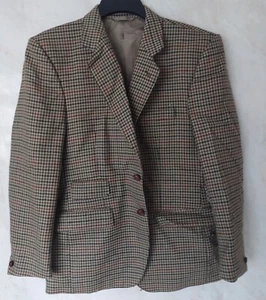 Mens Vintage Checked Jacket,Coat Size 38S. - Picture 1 of 10