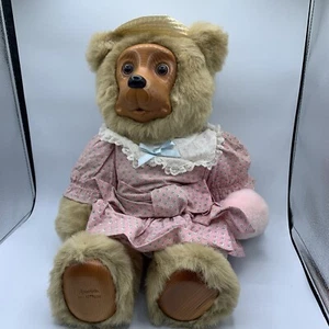 Peluche Robert Raikes Original Circo Colección Emma Bear #4227 Cara Madera - Imagen 1 de 8