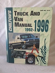 Chilton's Truck & Van Manual 1992 - 1996 #7918 Hardcover Book - Picture 1 of 7