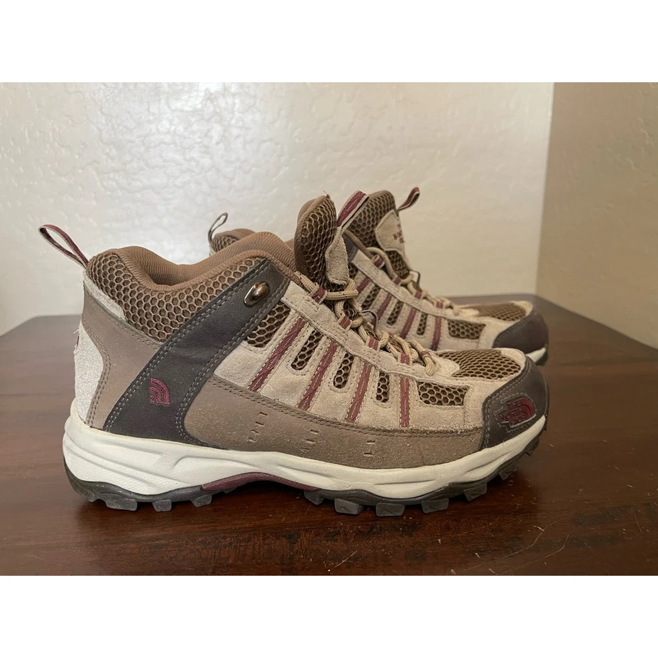 The North Face Mujer Ultra 111 Zapatos de Senderismo Marrón 12-111 Trail Cuero Malla 9 M Foto 1 de 4