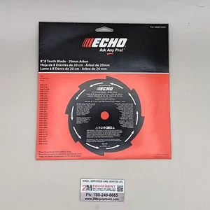 Cuchillo desbrozadora eco fabricante de equipos originales hoja de hierba 8 dientes 20 mm eje 69600120331 - Imagen 1 de 4