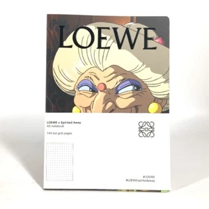 LOEWE Ghibli Spirited Away Yubaba Design memo pad notebook paper Black Unused - Picture 1 of 9