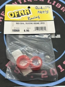 OFNA Racing. 10069 RED SEAL, SILICONE ROUND, 2PCS - Picture 1 of 1