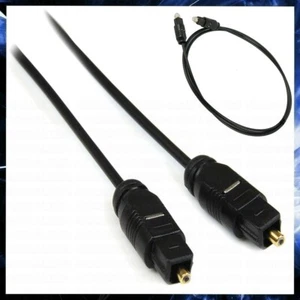 TOSLINK GLASFASER KABEL OPTISCHES AUDIOKABEL DIGITAL TV SOUNDBAR SPDIF 1,5 mt - Bild 1 von 5
