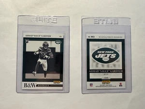 Panini Instant 2022 "Black & White Rookies" #BW3 AHMAD "SAUCE" GARDNER RC 1/649 - Imagen 1 de 3