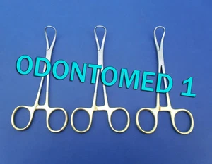 3 BACKHAUS TOWEL Forceps 5.5" Gold Plated Surgical Instruments - Foto 1 di 3