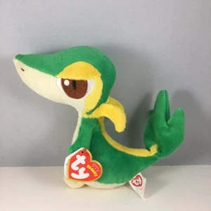 Ty Beanie Baby - SNIVY the Pokemon UK Exclusive 6" NEW MWMTs Plush Stuffed Toy - Picture 1 of 8