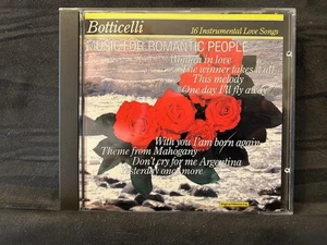 BOTTICELLI: MUSIC FOR ROMANTIC PEOPLE - CD - LIKE NEW IMPORT - Imagen 1 de 3