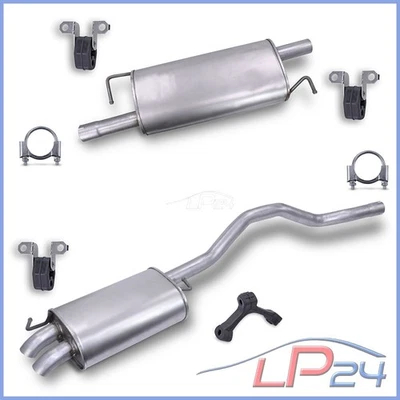 SILENCIEUX CENTRAL ATEC POUR VW MULTIVAN TRANSPORTER T5 1.9 TDI - Photo 1/4