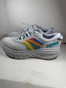 RARE Hoka One One Bondi L Embroidery Pack Arctic Ice Atlantis Men’s 11 Womens 12 - Picture 1 of 7