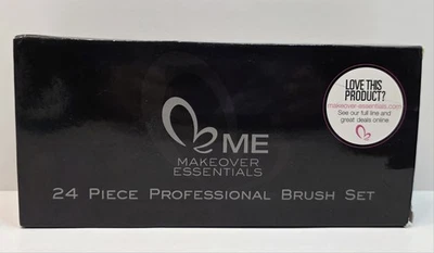 4500) ME Makeover Essentials 24 Piece Professional Brush Set New Sealed  - Image 1 of 4