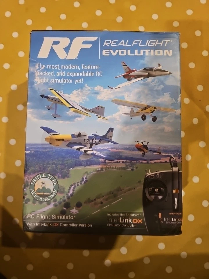 RealFlight Evolution RC Flight Simulator w/ InterLink DX — Used - Photo 1/4