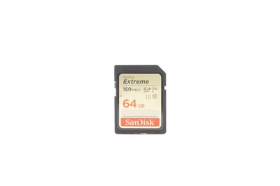 SanDisk SD 64GB Extreme Speicherkarte Card Memory Card SDXC 150MB/s - Image 1 of 2
