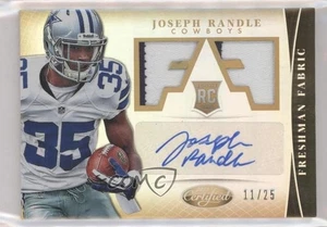 2013 Certified Freshman Fabric Mirror Gold 11/25 Joseph Randle #315 Rookie RC - Picture 1 of 3