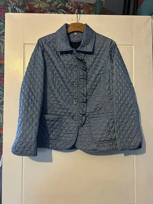 Cotswold collections  blue quilted jacket  size 12 Uk - Image 1 of 4