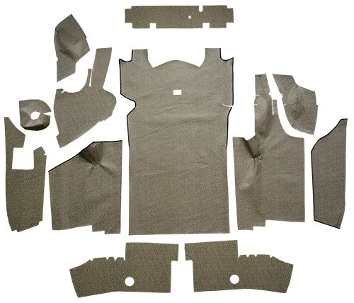 Alfombrilla de maletero Ford Thunderbird 1964 - polar | Se adapta a: techo rígido, con placas Foto 1 de 2