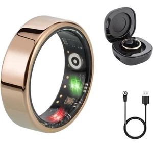 Smart Ring Rastreador de Ejercicio/Rastreador de Sueño Bluetooth Negro Talla 10 - Imagen 1 de 8