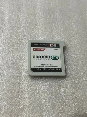 Metal Gear Solid Snake Eater 3D Nintendo 3DS Versión Japonesa Solo Cartucho Foto 1 de 2