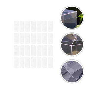 28 Pcs Packaging Boxes Transparent Candy Rectangular Biscuits Packing - Picture 1 of 12