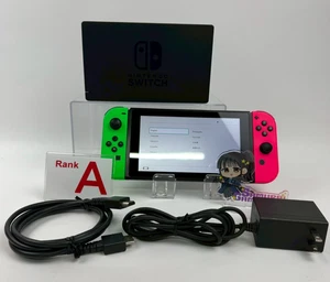 Nintendo Switch HAC-001 Unpatched Console set A Rank Region Free 1 Day Ship 2576 - Picture 1 of 18