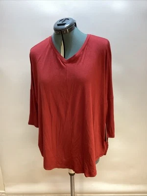 Ruff Hewn Grey Women Shirt Jersey Loose Size Small Lace Back Fitted Sleeve - Image 1 of 4