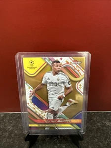 Kylian Mbappe Gold Refractor /50 2024 Topps Finest UEFA - Picture 1 of 4