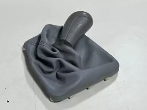 08 12 Subaru Impreza Manual M/T Console Shift Knob & Boot Gray OEM - Picture 1 of 3