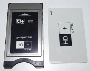 Astra HD+ Card CAM Modul CI+ Modul Receiver + weiße HD01 HD 01 Karte Card - Bild 1 von 2