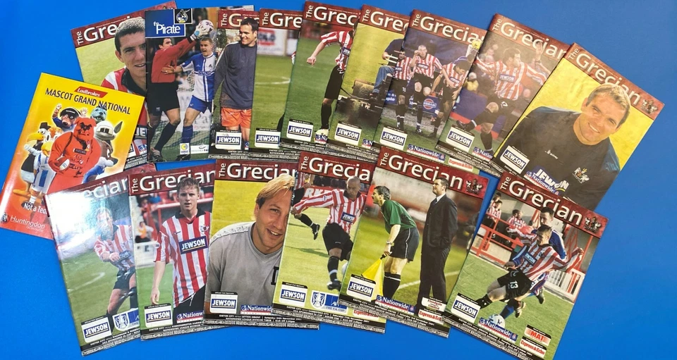 EXETER CITY FC Programme Bundle  2001/02 - 14 Home & 2 Away +  Signed Progs #1 - Image 1 of 4