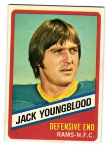 1976 Topps Wonder Bread Football #14 Jack Youngblood HOF LA Rams - Picture 1 of 1