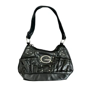 Y2K Vintage Guess Women's Medium Size Pleather Purse Handbag *SEE PICS* - Picture 1 of 8