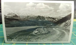 Vintage AK Postkarte - RPPC 2168 Mt. McKinley aus Camp Eielson McKinley Park PC - Bild 1 von 6