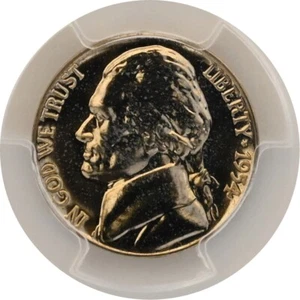 ONE OF PR66 1954 JEFFERSON NICKEL PCGS GRADED US 5C PROOF P-MINT EXACT COIN - Picture 1 of 6