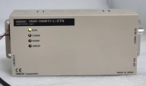 OMRON V640-HAM11-L-ETN RFID Systems CIDRW Amplifier Unit - Picture 1 of 8