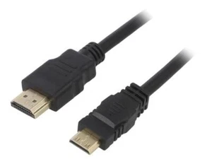 AK-HD-10M Cable HDMI 1.4 Mini HDMI Male, HDMI Male 1m Black AKYGA - Picture 1 of 1