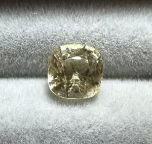 NaturaL Birmania Giallo Chiaro Danburite Taglio a Cuscino Pietra Preziosa Sciolta, 0,65 ct - Foto 1 di 9