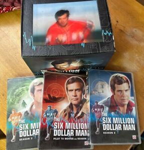 The Six Million Dollar Man Series Collection DVD Season 1 2 3 W/ BOX 2010
