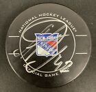 Artem Anisimov Signed Puck Official Game NY Rangers Hockey NHL Autograph JSA