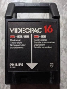 Videopac 16 Tir sur cible Bataille sous-marine Marksman Depth Charge Philips - Bild 1 von 2