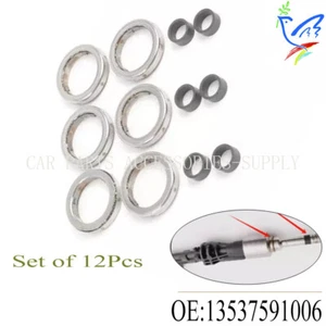 12Pcs Fuel Injector Gasket Ring & Element Kit for BMW 335i 340i 528i N20 B38 N55 - Picture 1 of 8