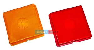 Amber & Red Indicator & Tail / Stop Light Lens for Ifor Williams Trailers - Picture 1 of 3