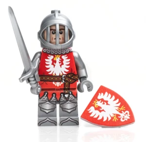 Minifigura minifigura del castillo de ladrillos de la ciudad del caballero polaco del siglo XIV/XV totalmente nueva - Imagen 1 de 1
