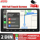 Atoto F7we 9in 2din Car Stereo Wireless Android Auto & Carplay Bluetooth Fm Rds